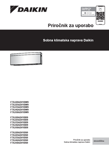 FTXJ-AB9.FTXJ-AW9.FTXJ-AS9_Operation manual_3PSL728539-11M_Slovenian download